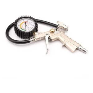 Pistola Infla Neumaticos Con Manometro Para Compresor - Tyt