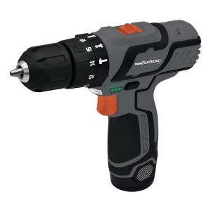 Taladro Percutor Atornillador Inalámbrico De 10mm Gladiator Tp810/12 + 1 Batería De 2ah + Accesorio Con Caja De Cartón 50hz/60hz