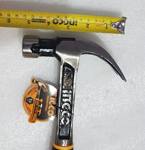 Ff Martillo Uña 450g Industria Mango Forjado Antishock Ingco - Imagen 7