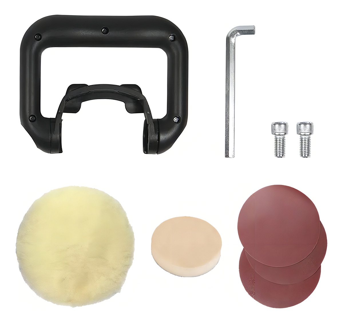 Pulidora/lijadora Cc-po 1100/2 E 7 Polos 1100 W - Einhell Rojo - Imagen 5