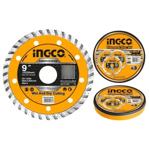 Disco Turbo Lata X5 Pcs 9 Corte Ceramicas Ingco Dmd032302m