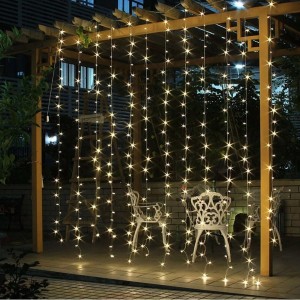 Lluvia Cortina De Luces Led 2 X 2m Fijas - Tyt