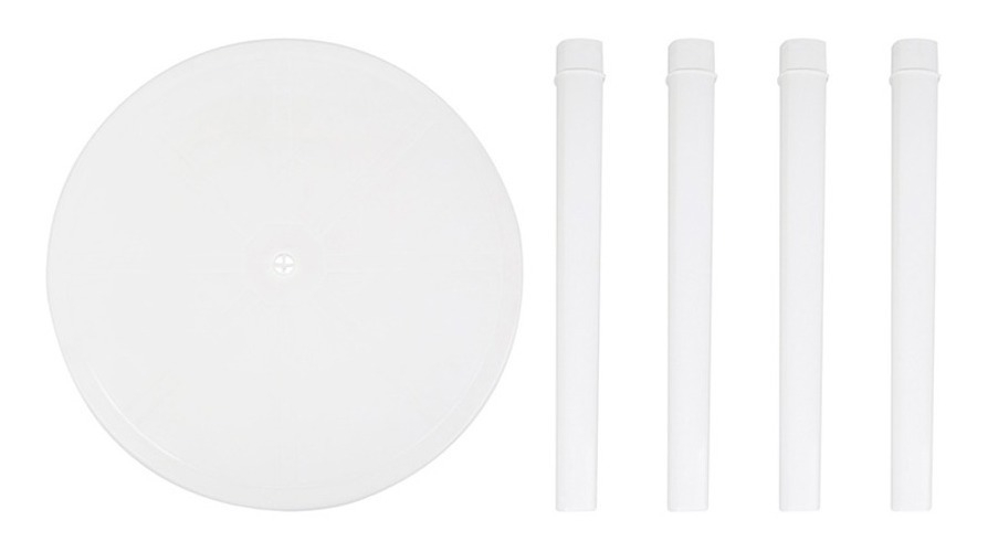 Mesa Mor Redonda Color Blanco - Imagen 5