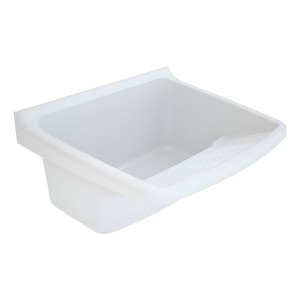 Pileta Lavadero Plástico 24 Litros Blanco - Tyt