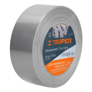 Cinta Pato Gris Truper 48mm Por 50 Metros Resiste60°c
