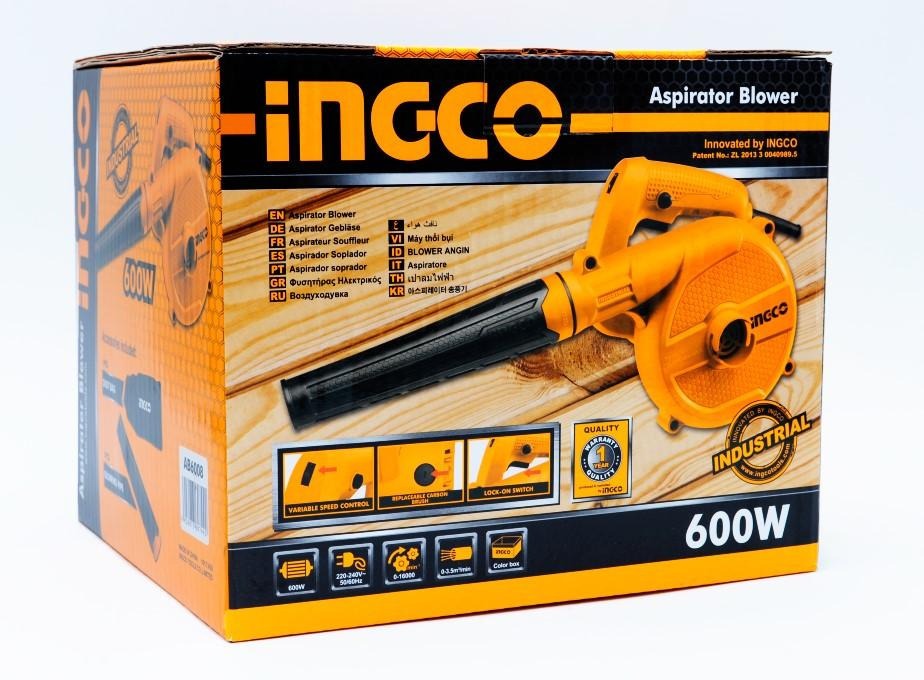 Sopladora De Aire Ingco Color Amarillo/negro - Imagen 2