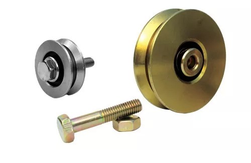 Rueda De Hierro 40 En V Para Portones Corredizos - Tyt - Imagen 5