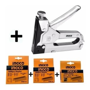 Engrampadora Manual Ingco 4-14mm Fuerza Ajustavle Hsg 1403