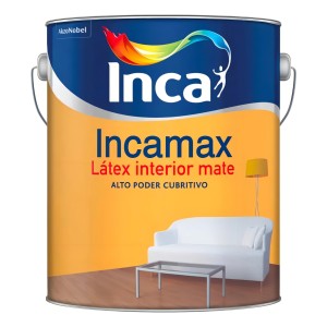 Pintura Para Interiores Incamax Blanco 4 Litros