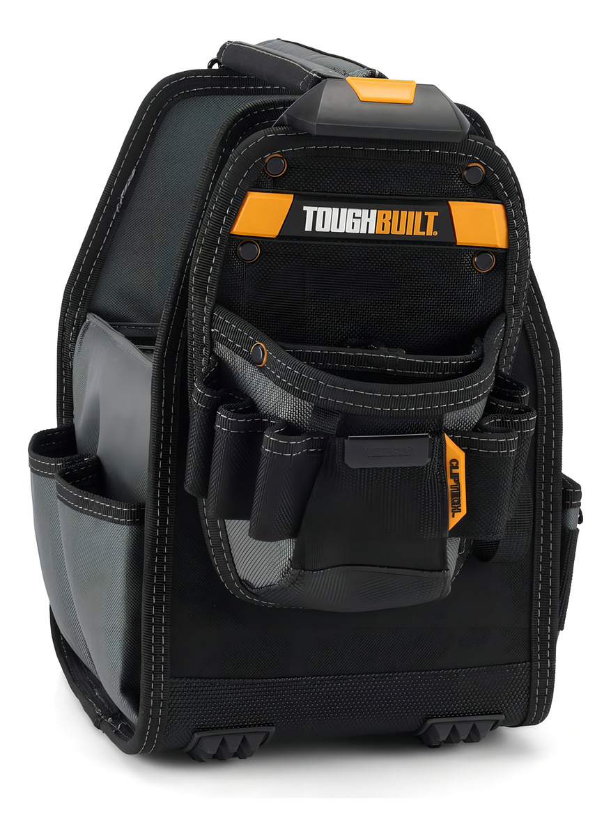 Bolso Abierto + Coleto Cliptech 20cm Toughbuilt Tb-ct-180-8 Color Negro - Imagen 7
