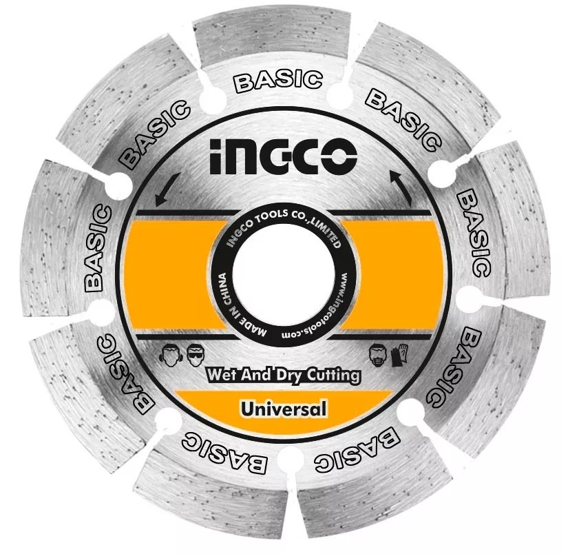 Disco Corte Pared 7 Pulgadas Ingco Dmd011802 Plateado 22.2mm