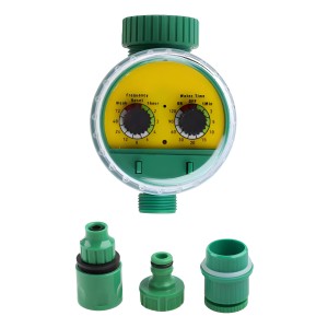 Timer Automático Para Riego De Jardín Con Adaptadores