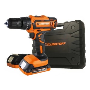 Taladro Percutor Atornillador Inalámbrico Lüsqtoff Atl18-8b 18v 2 Bat Color Naranja