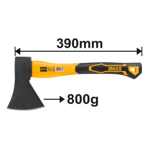 Ff Hacha De Mano 800gr 39cm Ingco Hax0208008