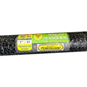 Malla Hexagonal De Alambre Galvanizado 1,20 X 50m - Tyt