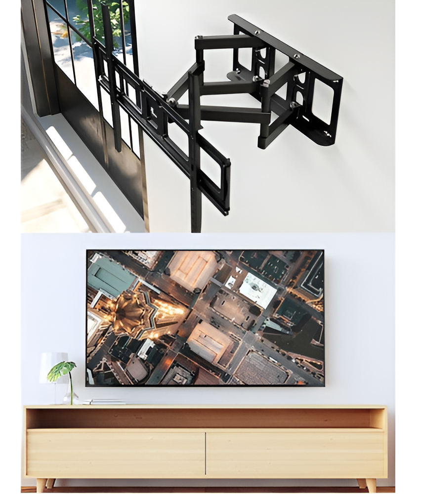 Soporte Articulado Xtech Xta-475 Pared Para Tv 32-70 Pulgadas Inclinable Giratorio Negro - Imagen 9