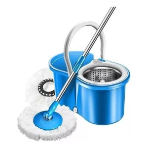 Mopa Trapeador Con Balde Palo Extensible 360 Centrifugador