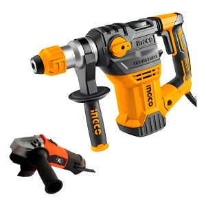 Rotomartillo Ingco Rh150028 Sds Plus 1500w 5.5j+amoladora Vl