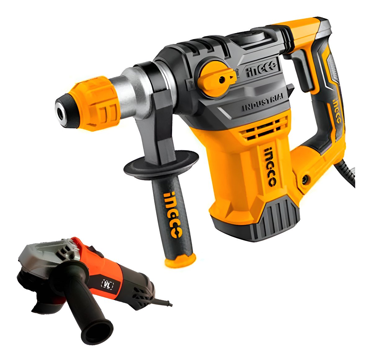 Rotomartillo Ingco Rh150028 Sds Plus 1500w 5.5j+amoladora Vl