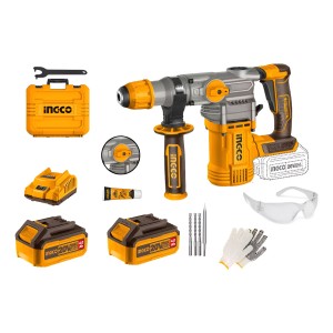 Rotomartillo Bateria 20v 3 Funciones C Bat Y Carg Crhli20288 Amarillo 50/60hz