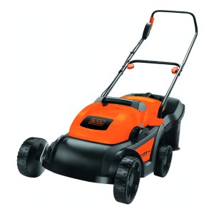 Cortadora De Pasto Eléctrica Black+decker Gr3850 Con Bolsa Recolectora De 1.6 Kw Y Color Naranja/negro