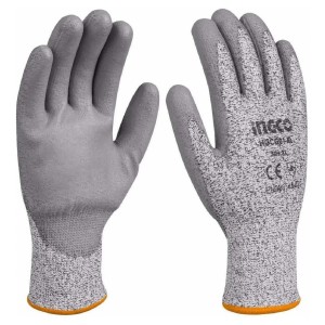 Guantes Trabajo Resistente A Pequeños Cortes Ingco Hgcg01-xl