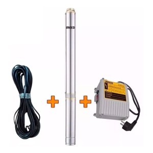 Bomba Sumergible Pozo Semisurgente Inox 550w Ingco Dpw5501