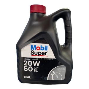 Aceite Mobil Super 20w50 Mineral Multigrado 4 Litros