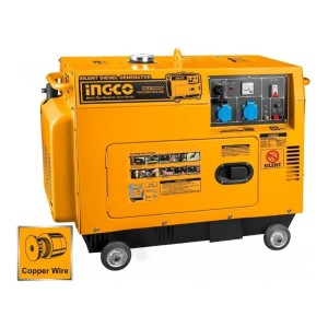 Generador Silencioso Diesel 5.0 Kw Gse50001 Ingco -