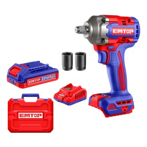 Llave De Impacto 1/2 Bl 350nm 2x Bat 2ah + Acc. Color Azul Frecuencia 50hz/60hz