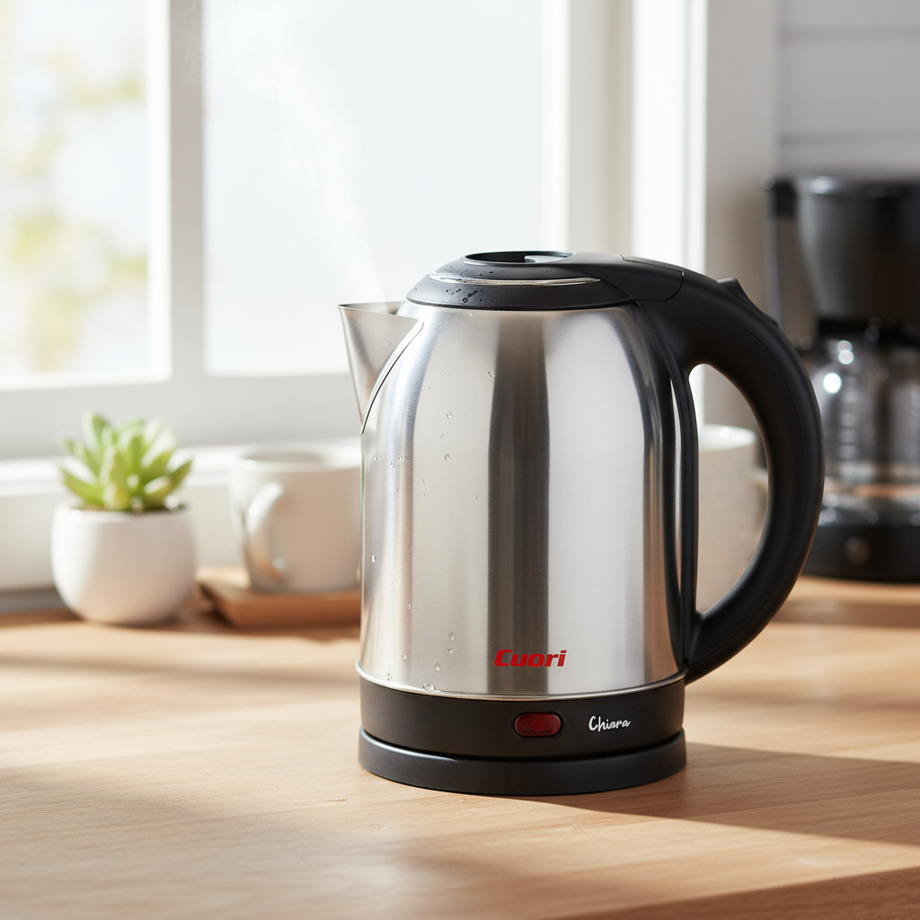 Jarra Eléctrica Cuori Chiara 2l 1500w Acero Inoxidable Plateado - Imagen 2