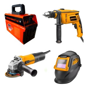 Soldadora Smarter Electrodo 105a + Kit Herrero Ingco - Tyt