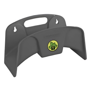 Soporte De Pared Plástico Fijo Para Manguera Tramontina Color Gris