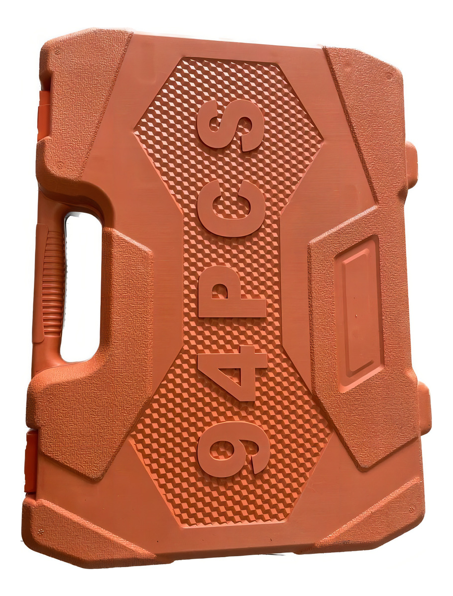 Juego De Dados Tubos 94pcs Industrial Encastre 1/2 Y 1/4 En Clic Color Plateado - Imagen 3