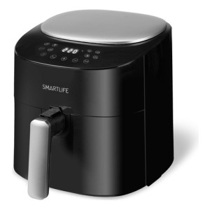 Freidora Sin Aceite Airfryer Digital Smartlife Sl-af9001b 4.2 Lt Color Negro