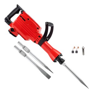 Martillo Demoledor 1500w 35j Hexagonal Prescott Valija Rojo