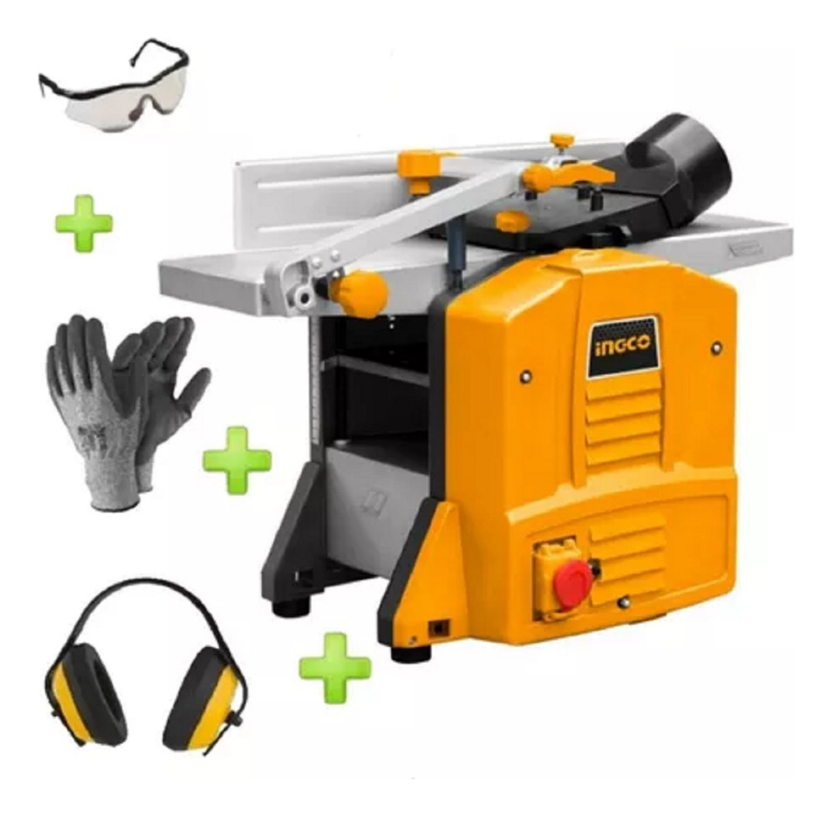 Garlopa Y Cepillo De Banco 1500w Ingco Jap15001 - Tyt