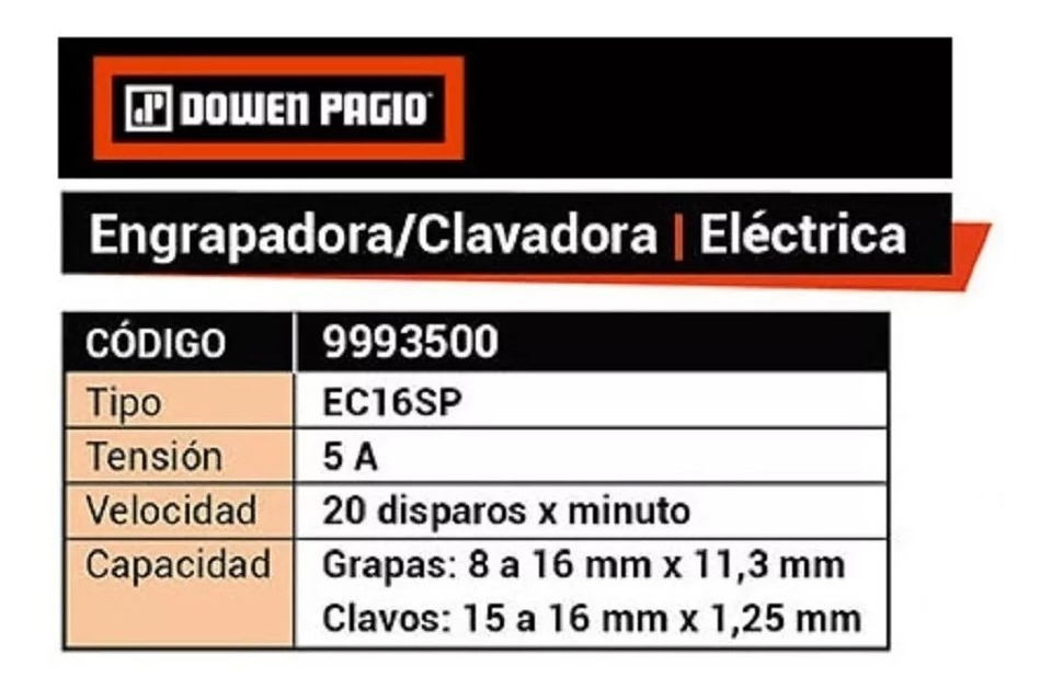 Engrampadora Clavadora Electrica 20 Grampas Min Dowen Pagio - Imagen 4