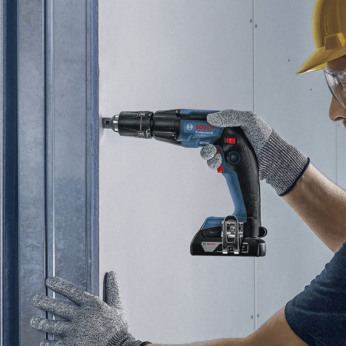 Atornillador Drywall 2 Bater Cargad Maletin Bosch Gtb 185-li Color Azul - Imagen 4