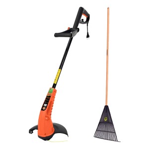 Cortadora De Césped Eléctrica Tramontina Ap1500t 1500w Con Rastrillo Verde Musgo