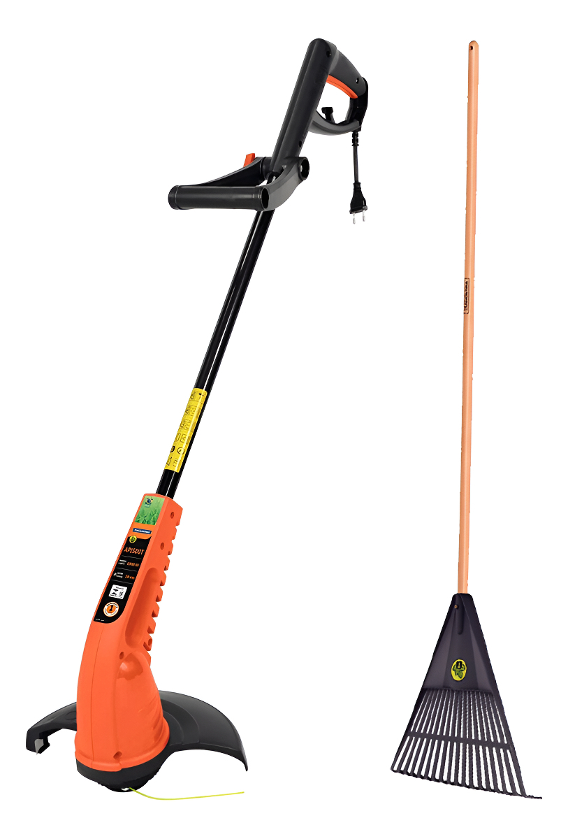 Cortadora De Césped Eléctrica Tramontina Ap1500t 1500w Con Rastrillo Verde Musgo