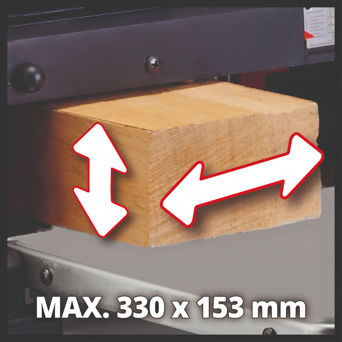 Cepilladora Estacionaria Te-sp 330 Einhell Rojo - Imagen 8