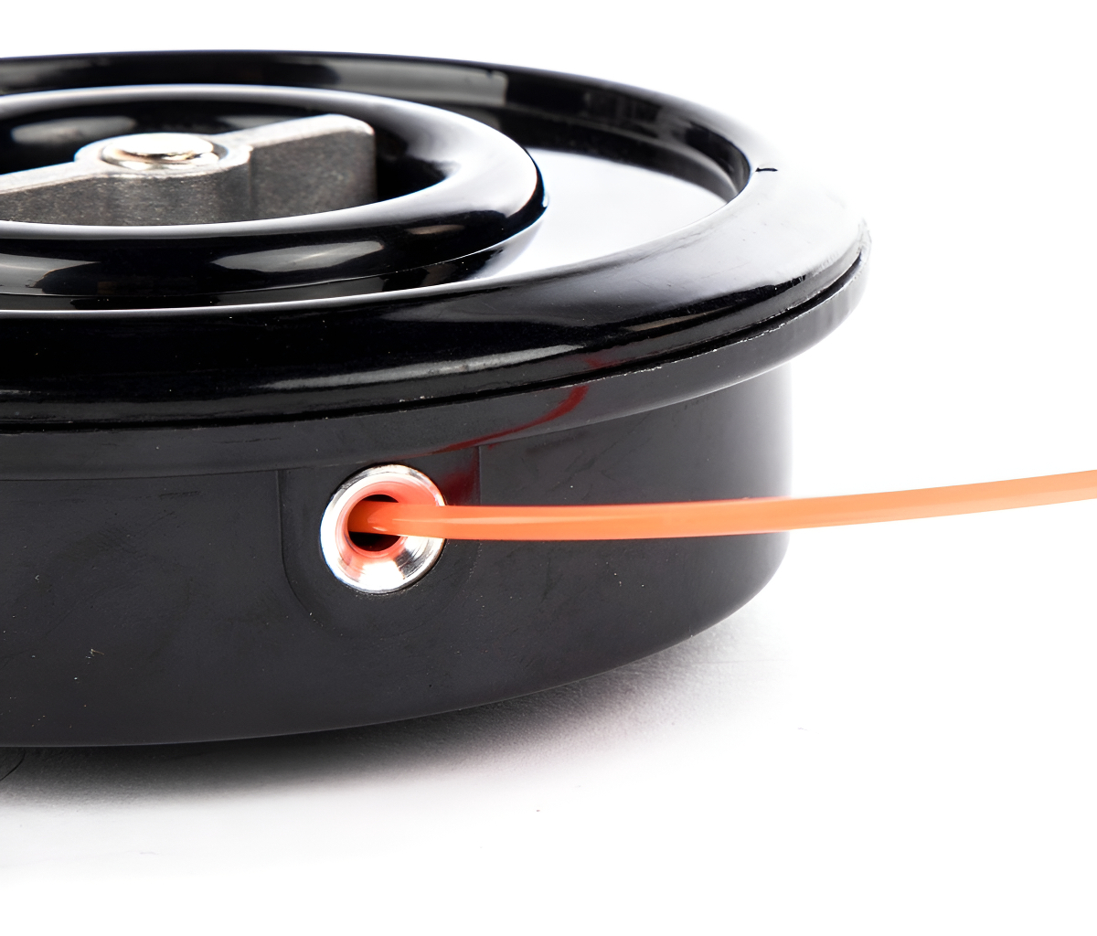 Cabezal Carretel Porta Tanza Manual Desmalezadora Universal Color Negro - Imagen 3