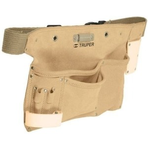 Porta Herramientas Cinturon Carnaza 9 Compartimientos Truper
