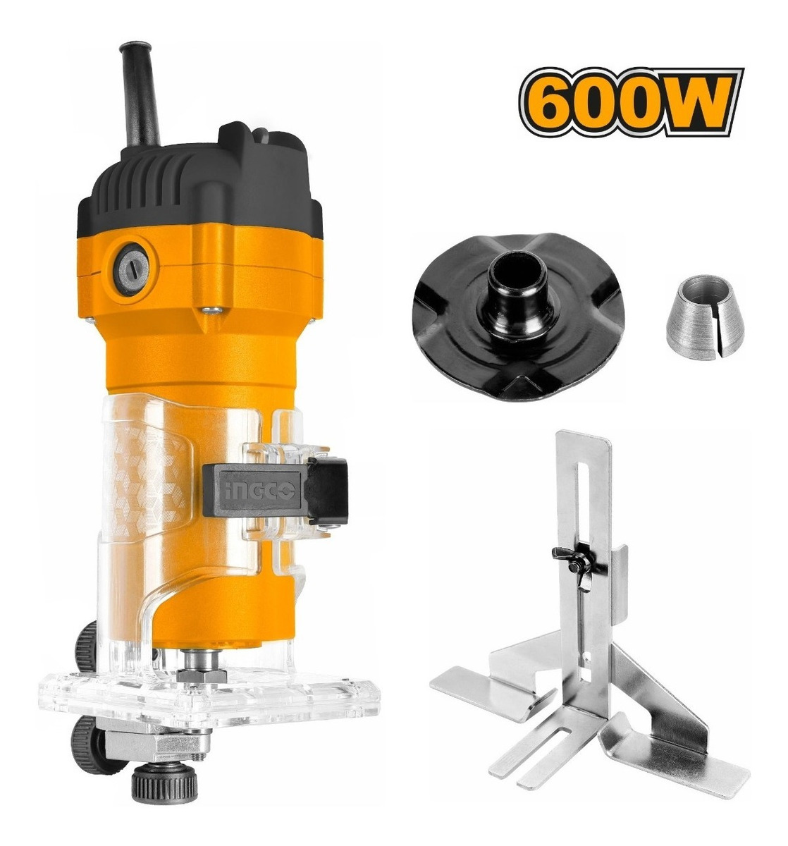 Ruteadora Fresadora 1/4'' 1200w Madera Industrial Ingco - Imagen 2