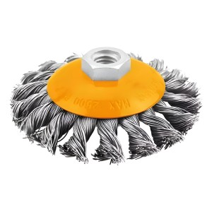 Cepillo Copa Chata Amoladora Ind.trenzado 100mm Tolsen 7752