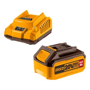 Combo Kit Batería 4.0ah + Cargador Ingco