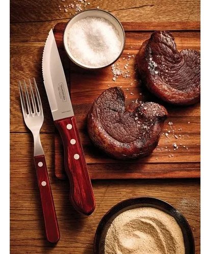 Juego Para Asado Jumbo Polywood Rojo 12 Piezas Tramontina - Imagen 5