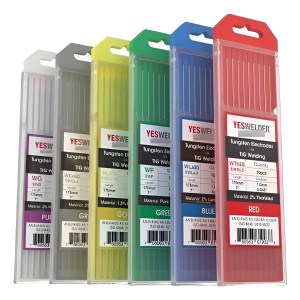 Tungsteno Punta Roja, Azul, Amarilla, Verde Diámetro 2.4 Mm