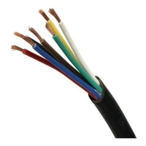 Cable Bajo Goma 4x1 Mm Negro 70 Por Metros ,